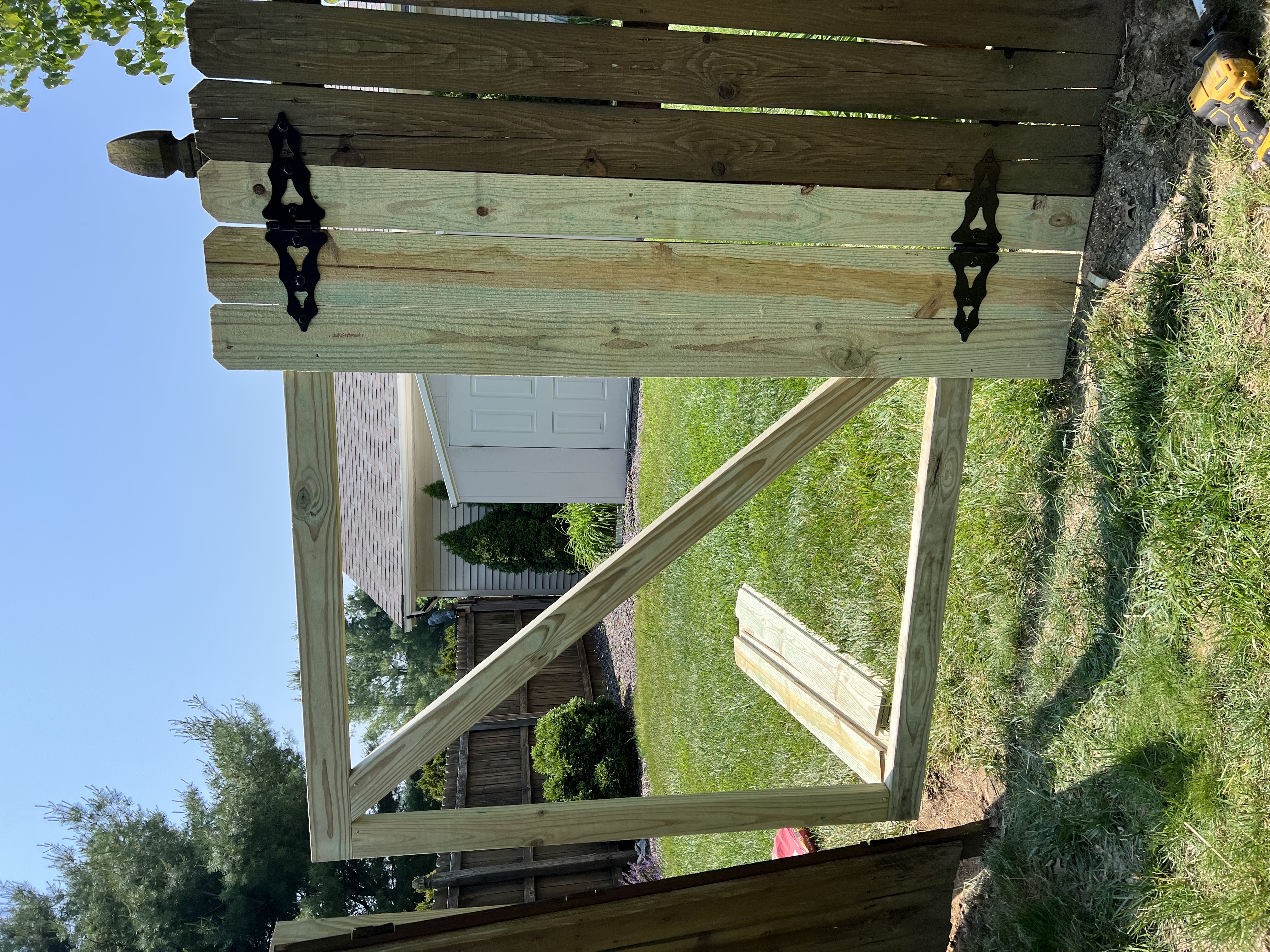 Fence Gate Rebuild in Ellettsville, IN